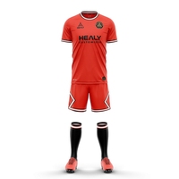 Uniformes de fútbol transpirables personalizados azul y blanco conjunto Club Team Bulk Soccer Jersey 22/23