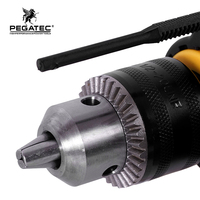 Perceuse à percussion PEGATEC 650W, moteur en cuivre pur, mandrin sans clé de 13 mm, contrôle de vitesse progressif avant/arrière avec poignée auxiliaire