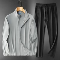 Blouson Bomber Homme Scarecrow à Col Montant Fin, Fermeture Éclair, Anti-UV, Respirant, pour la Pêche, l'Automne et les Activités de Plein Air Décontractées