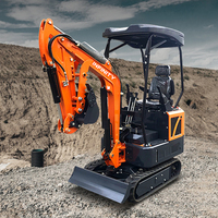 Nouvelle arrivée, prix bas, certificat CE, moteur Euro 5, mini-excavatrice chinoise de 1,6 tonne