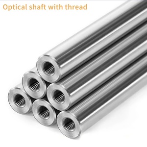 Tuyến tính trục od8/10/12/16mm Length100-550mm với hai đầu của m4/M5/M6 chủ đề lỗ sâu 8-16mm mạ crôm cứng Rod trục - Product Image 2