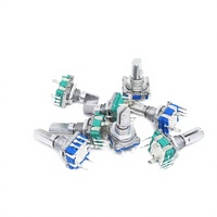 Encodeur rotatif EC11 à poignée en forme de fleur de prunier, potentiomètre numérique (réversible), longueur de montage standard 15/20 mm avec interrupteur