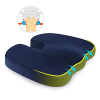 Coussin de soulagement de la douleur du coccyx admissible Coussin de siège en mousse à mémoire de forme Coussins de chaise pour chaises de bureau