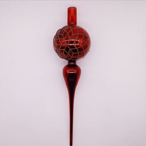 Ornements de Noël personnalisés les plus populaires, en verre, 4*4*8 cm, pendentifs pour arbre, artisanat en verre pour la décoration des fêtes - Product Image 4