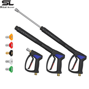 Pistolet à eau réglable Sulai Machinery M22 5800psi, nettoyeur haute pression pour lavage de voiture, usage intensif - Product Image 1