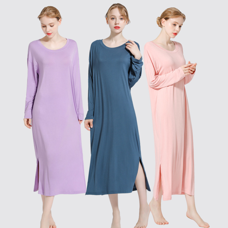 Venta al por mayor vestido modal. largo-Compre online los mejores vestido  modal. largo lotes de China vestido modal. largo a mayoristas | Alibaba.com