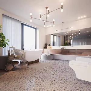 Azulejos de cerámica para piso de 600x600 mm, muy demandados, con brillo y resistencia duraderos, disponibles a un precio razonable. - Product Image 4