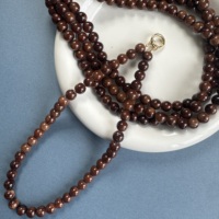 Collier coloré personnalisé fait main en pierres précieuses arc-en-ciel, perles rondes épaisses en pierre naturelle vibrante, bijoux en perles abacus pour boutiques