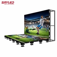 Écran LED Géant Interactif pour Scène et Piste de Danse 3x2m P2.6 P2.9 P3.9, Mur Vidéo à Assemblage Sans Soudure, OEM ODM