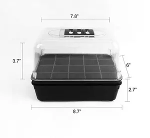 2021 Nieuwe Huis Jardin Garten Tuin Zelfbesproeiing Mini Plastic Plant Zaad Beginnende Groeiende Tray Propagator Kas Kit