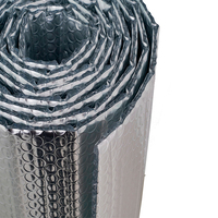 Rouleau de feuille d'isolation à bulles en feuille d'aluminium réfléchissante auto-adhésive moderne Protection contre la chaleur pour le toit ou le mur de la fenêtre