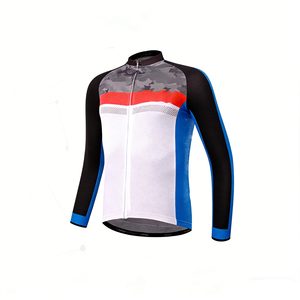 Vente directe du fabricant, maillot de cyclisme respirant à séchage rapide, imprimé par sublimation personnalisé, manches longues pour les événements d'équipe, course sur route - Product Image 3