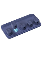 Organisateur de cordon de charge de gestion de câble magnétique en silicone Accessoires de bureau Support de bureau de table Adhésif pour bureau pratique