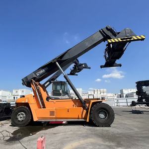 Kalmar DRT450 45 tonnes, chariot élévateur à conteneurs d'occasion, prix bas, manutentionnaire de conteneurs vides, moteur d'occasion, cœur du moteur inclus, boîte de vitesses, pompe - Product Image 1