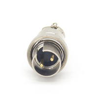 RP-GX16-conector de marcha atrás RP GX16, RP-GX16-2 macho, IP55, aviación, 16MM, 2 P, 2 pines, 2 pines, DIN, RP-GX16-2p