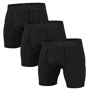 Niksa Lot de 3 shorts de sport pour hommes à taille haute et élastique pour le sport, la remise en forme, le jogging et la course à pied (1004 L) - Product Image 3