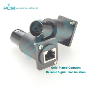 DMX Chassis núi RJ45 nữ ổ cắm để XLR 5 pin nam Ethernet chuyển đổi cho <span class=keywords><strong>DMX512</strong></span> điều khiển sân khấu <span class=keywords><strong>Led</strong></span> chiếu sáng khuếch đại - Product Image 5
