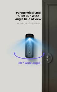 ราคาโรงงาน กล้องวิดีโอออดไร้สายขนาด 4.3 นิ้ว กันน้ำระดับ IP65 กล้อง 2K ตรวจจับความเคลื่อนไหว มองเห็นในเวลากลางคืนด้วยอินฟราเรด แบตเตอรี่ 1000mAh - Product Image 6