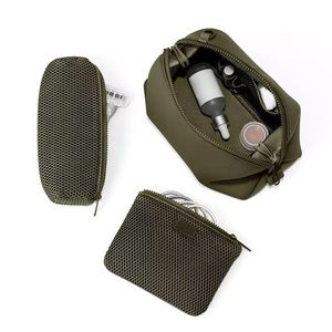 Bolsa de cosméticos de neopreno deportiva personalizada 2022, bolsa de inodoro reutilizable portátil con patrón de frutas, cremallera extraíble para almacenamiento de <span class=keywords><strong>maquillaje</strong></span> - Product Image 5
