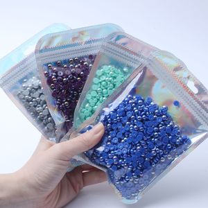 Nouveau style, 6 mm, 1000 pièces, nombreuses couleurs, strass en résine à coller, demi-plats, perles pour vêtements, robes, bricolage, scrapbooking - Product Image 3