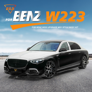 Kit de Carrocería <span class=keywords><strong>Dyr</strong></span> de Fibra de Carbono Estilo M, Alerón Delantero, Difusor Trasero, Faldones Laterales para Mercedes-Benz Clase S W223.1 S480 580 680 - Product Image 3
