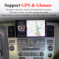 Autoradio multimédia Penhui pour Nissan Armada Infiniti QX56 2008-2015, 16+512 Go, Crystal Sound 850, Android 14, lecteur DVD