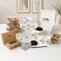 Emballage en carton pour café à emporter, boîte à charcuterie, boîte à sandwich, boîte à gâteau, boîte à pâtisserie avec couvercle