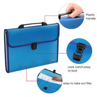 Carpeta de Archivos Expandible A4 de 13 Bolsillos, Carpeta de Acordeón Portátil con Asa, Organizador de Archivos Impermeable, Bolsa de Almacenamiento de Documentos para Estudiantes y Oficina