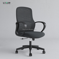 LYSUN Nouvelle Arrivée Chaise de Bureau Exécutive Ergonomique Moderne en Tissu avec Design en Maille, Cadre en Aluminium, Roulettes en Nylon, Garantie 5 Ans