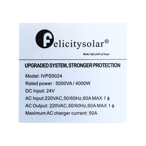 Felicity solare 2.5KVA 2kw 12V off grid bassa frequenza <span class=keywords><strong>inverter</strong></span> fase Modulare solare prezzo - Product Image 6