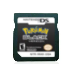 Cartucho de juegos Tarjeta de consola de videojuegos Pokemoned tarjeta de juego DS negra para 3DS NDSI NDSL NDS Lite