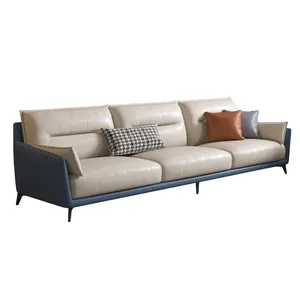Европейский итальянский диван, роскошный диван для современной обивки гостиной, деревянный дизайн дивана