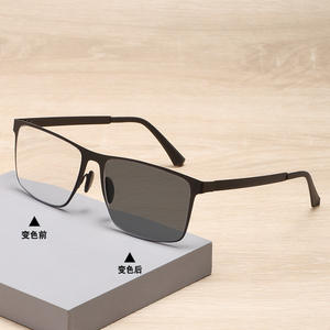 <span class=keywords><strong>Lunettes</strong></span> <span class=keywords><strong>de</strong></span> <span class=keywords><strong>Lecture</strong></span> en Métal <span class=keywords><strong>Bifocales</strong></span> Photochromiques, Anti Lumière Bleue et Protection UV400, Multifocales à Transition - Product Image 3