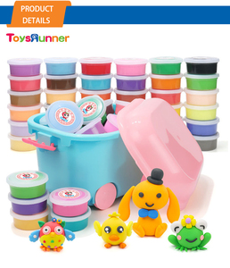 Kit de Pâte à Modeler Écologique 24 Couleurs DIY, Pâte à Modeler Souple, Pâte à Modeler Polymère Séchant à l'Air avec Silicone - Product Image 6