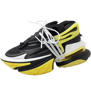 Baskets unisexe personnalisables avec logo, style athleisure, design futuriste, chaussures décontractées épaisses pour hommes, antidérapantes, doublure en maille, confort hivernal en TPU - Product Image 1