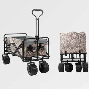 Feistel ráp có thể gập lại toa xe, bãi biển giỏ hàng công suất lớn, Nhiệm Vụ nặng nề gấp toa xe di động, đóng mở toa xe - Product Image 4