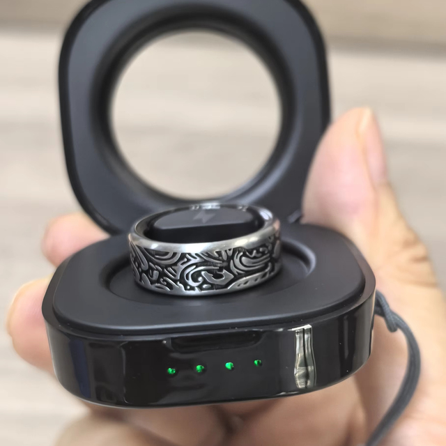 Smart Ring Waterproof Fitness Tracker Video Switching IOS Android Men Women Health Ring
