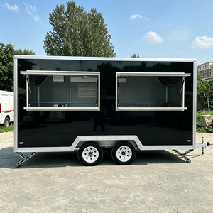 <span class=keywords><strong>Remolque</strong></span> de Comida de Aluminio y Fibra de Vidrio de 4m/13.12 pies con Doble Eje para Tacos, Helados y Dulces, Precio de Fábrica - Product Image 2