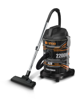Aspirateur à sec à tambour haute puissance 2000W