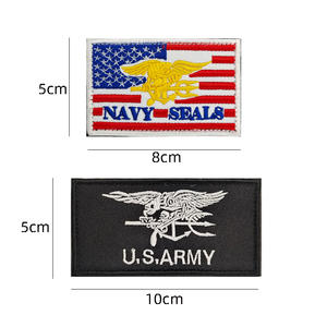 Écussons tactiques écologiques, emblèmes, patchs brodés, badges en sergé et feutre, bordure découpée au laser, auto-agrippants, pour vêtements, sacs DIY, événements - Product Image 4