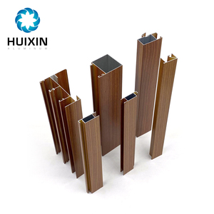 Di alta Qualità di Legno Del Grano di Estrusione di Alluminio Della Fabbrica Porta In Alluminio Profili - Product Image 2