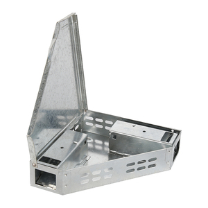 Chuyên nghiệp thép mạ kẽm Chuột bẫy rắn nắp kim loại Kiểm soát dịch hại tam giác hộp nhân Đạo đông không giết Chuột bẫy - Product Image 4