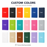 Carnet de notes personnalisé avec logo d'entreprise, couverture en cuir PU, format A5, reliure rigide, avec logo