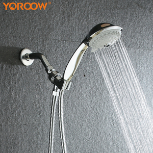 High-Pressure 5-Setting Rainfall <strong>Shower</strong> <strong>Hand</strong> and Handheld <strong>Shower</strong> Combo 5 Functions Chrome ABS Handheld <strong>Shower</strong> with Filter - Product Image 2