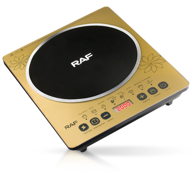 RAF Induction Cooker 2000W Powerful Heating With Multiple Cooking Modes Easy to Clean Surface and Simple Operation for Daily Use
