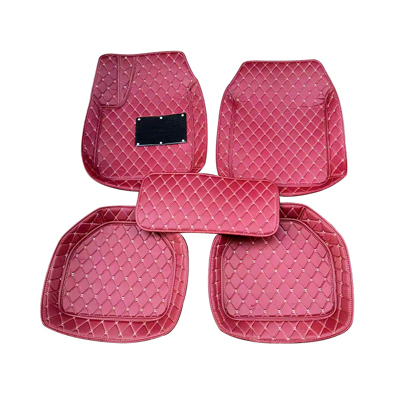 5 шт. автомобиль всесезонные без запаха многоцветные водостойкий прочный сверхмощный кожаные автомобильные коврики ковры без скольжения