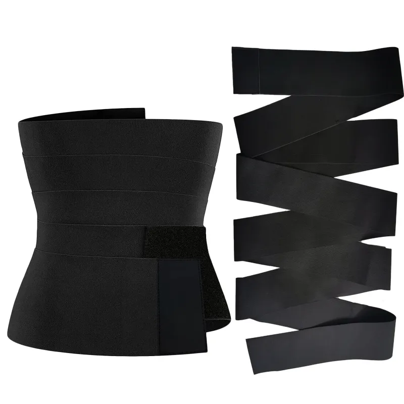 Cinturón de poliéster ajustable para pérdida de peso, recortador de cintura deportivo personalizado para mujeres