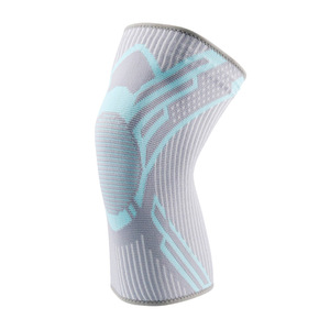 Rodilleras Deportivas de Compresión Delgadas de Spandex y Nylon Elástico, Antideslizantes con Silicona, Cálidas, Transpirables y Tejidas para Baloncesto - Product Image 2