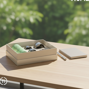 Tasse isotherme moderne en acier inoxydable et titane avec infuseur à thé, idéale pour la voiture, livrée dans un coffret cadeau d'affaires haut de gamme - Product Image 4