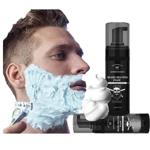 BARBERPAIXÃO sedosa rica espuma não aquosa produtos bio barbear espuma para barbear